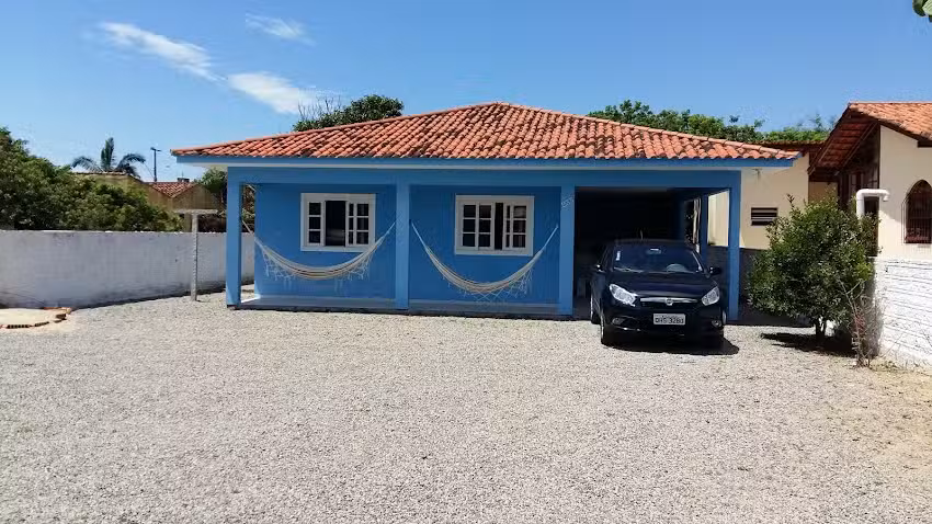 Casa De Praia Azul Para Alugar Na Praia Do Sonho