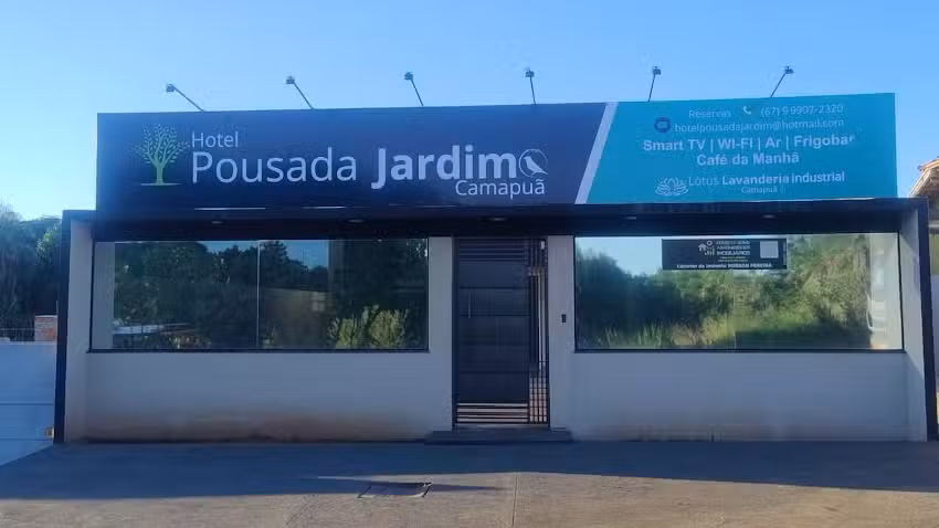 Hotel Pousada Jardim Camapu&atilde;, hospedagem Auto Service com qualidade! Modalidade s/caf&eacute; da manh&atilde;!