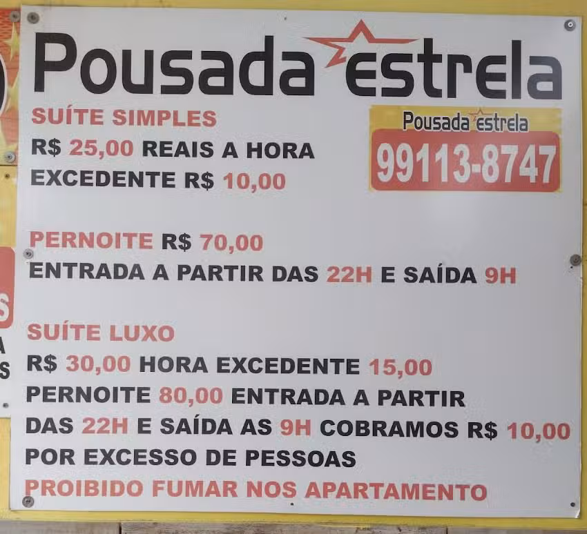 Pousada estrela