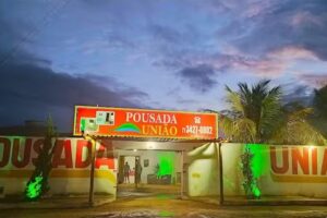 POUSADA UNI&Atilde;O apartirR$89individual/casalR$149/triploR$198