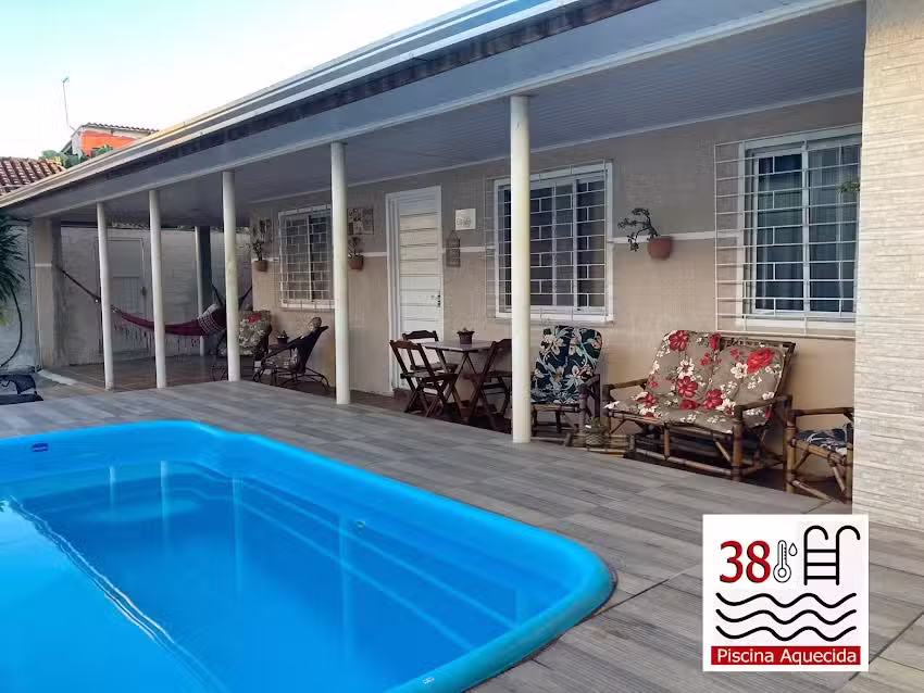 Residencial Coroados Beach Guaratuba Casa com Piscina Aquecida