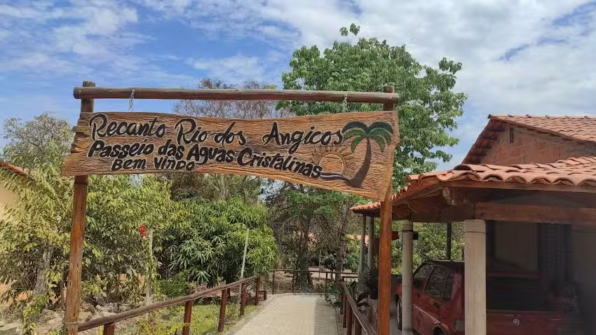 Rio dos Angicos Pousada &ndash; Passeio Das &Aacute;guas Cristalinas- NELI BRAND&Atilde;O