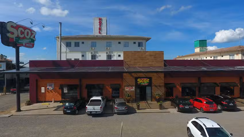 Scoz Restaurante e Hotel | Caf&eacute; Colonial, Buffet, caf&eacute; e Loja